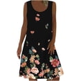 thumbnail image 1 of JINMGG 2024 Summer Womens Plus Size Dresses Clearance Women's Summer Fashion Printed Sleeveless Pullover Dress, 1 of 5