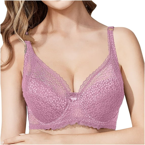 JINMGG Bras for Women Plus Size Comfortable Breathable Brasiers Women Underwear No Rims Strapless Sports Bras Clearance