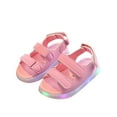 thumbnail image 1 of JINMGG Clearance Items Summer Sandals Children Led Light Shoes Beach Shoes Hollow Breathable Soft Sole, 1 of 5