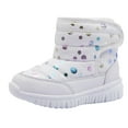 thumbnail image 1 of JINMGG Clearance Items Toddler Little Kid Snow Boots for Boys Girls Kids Outdoor Winter Shoes Cotton Boots, 1 of 8