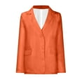 thumbnail image 1 of JINMGG Fall Clothes for Women 2023 Womens Fashion,Women's Casual Lightweight Blazer Open Front Lapel Long Sleeve Jacket Work Office Blazer for Daily/Work, 1 of 7