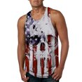 thumbnail image 1 of JINMGG Mens Shirts Clearance,Men's Summer Independence Day 3D Digital Print Sleeveless Tank Top Casual T-Shirt, 1 of 5