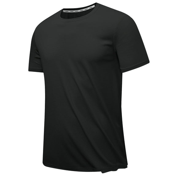 JINMGG Mens Shirts Plus Size Blouses Classic Slim Short Sleeve T-Shirt for Men Fashion Casual Double Pocket Sports Solid Color T-Shirts Top Tees