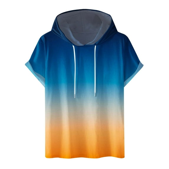 JINMGG Mens Shirts Plus Size Blouses Classic Slim Short Sleeve T-Shirt for Men Fashion Casual Double Pocket Sports Solid Color T-Shirts Top Tees