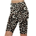 thumbnail image 1 of JINMGG Shorts for Women Clearance $5 Fashion Womens Yoga Leggings Fitness Running Gym Ladies Printed Sports Active Pants Shorts Black L, 1 of 4
