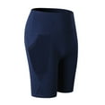 thumbnail image 1 of JINMGG Shorts for Women Clearance $5 Women's High Waist Yoga Short Abdomen Control Training Running Yoga Pants Navy XL, 1 of 1