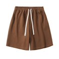 thumbnail image 1 of JINMGG Shorts for Women Men's Summer Solid Five Points Large Size Cotton Linen Pants Casual Pants Clearance $5, 1 of 4