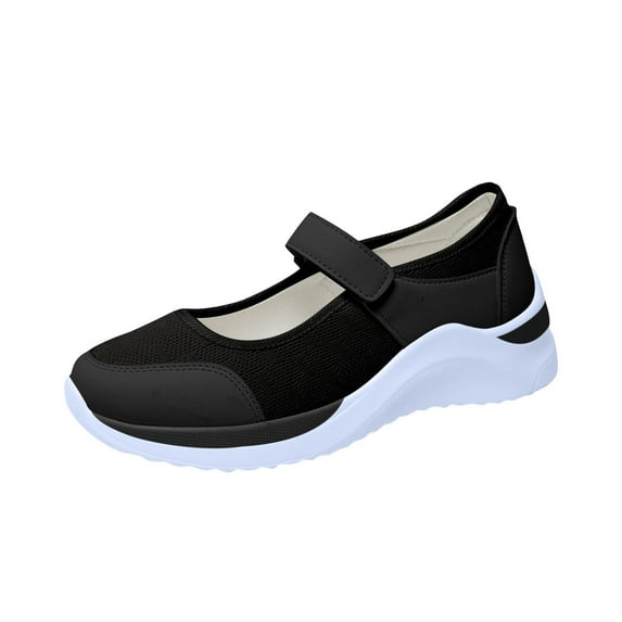 JINMGG Sneakers for Women Plus Clearance Spring Sneakers Women Casual Breathable Sport Shoes Casual Mesh Shoes Black 38