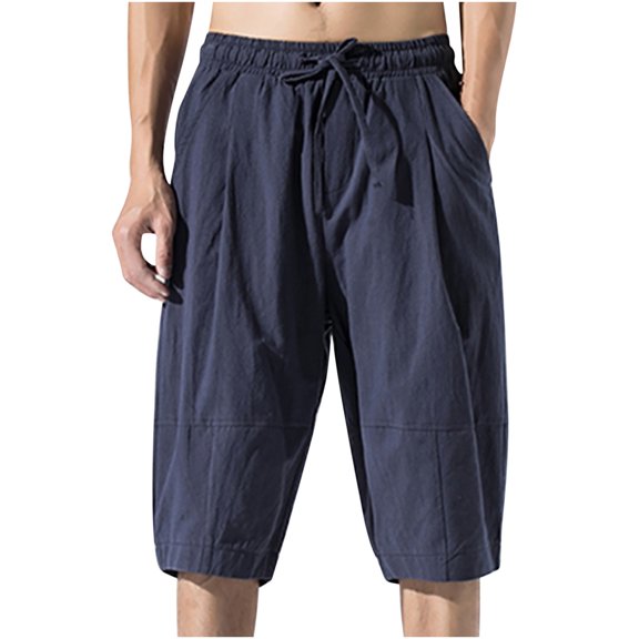 JINMGG Summer Fall Mens Shorts Clearance,Summer New Men's Loose Shorts Breathable Casual Pants