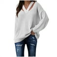 thumbnail image 1 of JINMGG V Neck Sweaters for Women Fall Winter Clearance,Fashion Women Casual V-Neck Long Sleeve Sweater Blouse Pullver Tops, 1 of 5