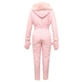 thumbnail image 1 of JINMGG Womens Coats and Jackets Clearance Womens Fashion,Women Fashion Casual Thick Hot Snowboard Skisuit Outdoor Sports Zipper Ski Suit, 1 of 3
