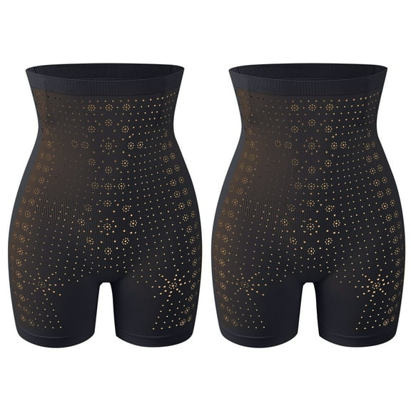 JINMGG Womens Plus Size Clearance $5 2pcs Far Infrared Negative Oxyge Shaping and Lifting Hips Bodysuit Graphene Honeycomb Body Shaping Briefs Breathable Body Shaper