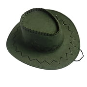 JINMGG Womens Plus Size Clearance $5 Fashion Men and Women Drawstring Decoration Suede Western Cowboy Hat Jazz Hat