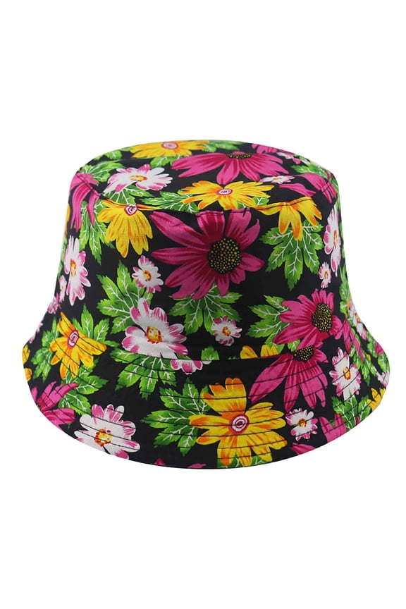 JINMGG Womens Plus Size Clearance $5 Women's Fashion Outdoors Sunflower Sunshade Windbreak Basin Fisherman Hat