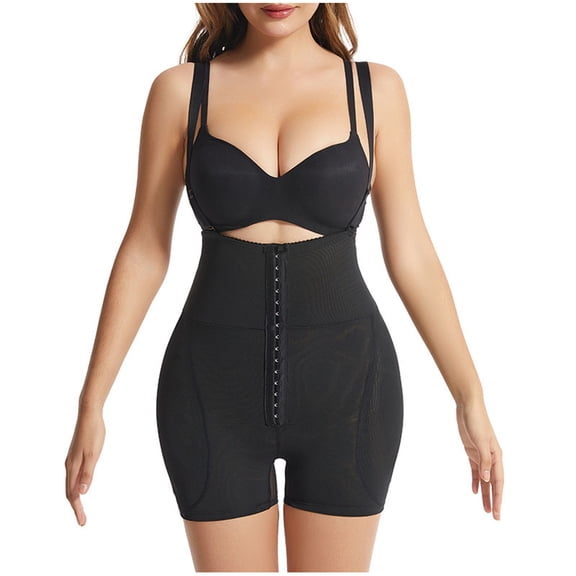 JINMGG Womens Plus Size Clearance $5 Women's High Waist Alterable Button Lifter Hip and Hip Tucks In Pants Black XXXXL