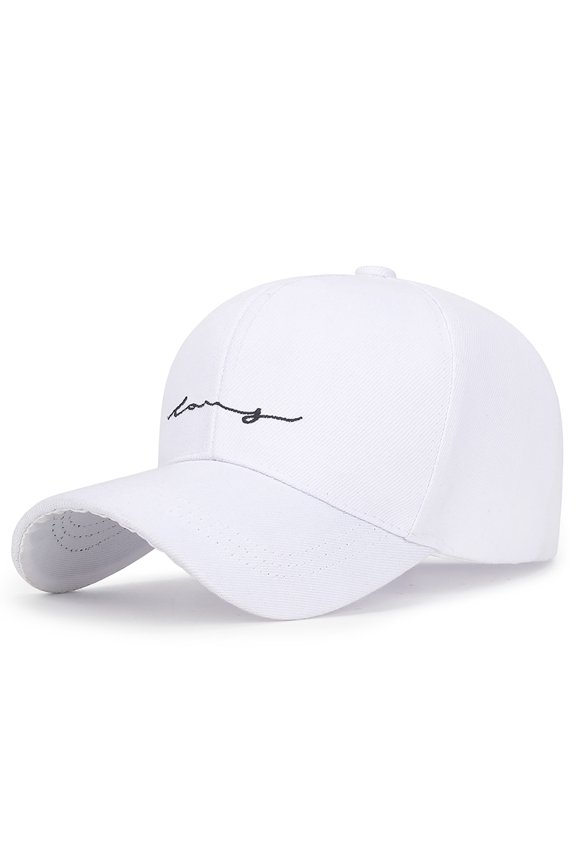 JINMGG Womens Plus Size Clearance $5 Women's New Embroidery Thin Line Wave All-match Baseball Cap