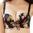 thumbnail image 1 of JINMGG Womens Plus Size $5 Women's Push Up Bra Soft Seamless Deep V Bras Adjustable Drawstring Bras Yellow 38/D, 1 of 9