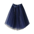 thumbnail image 1 of JINMGG Dresses for Women 2024 Clearance,Womens High Quality Pleated Gauze Short Skirt Adult Tutu Dancing Skirt, 1 of 3