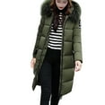 thumbnail image 1 of JINMGG Womens Tops Winter Coats for Women,Women Solid Casual Thicker Winter Slim Down Lammy Jacket Coat Overcoat, 1 of 7