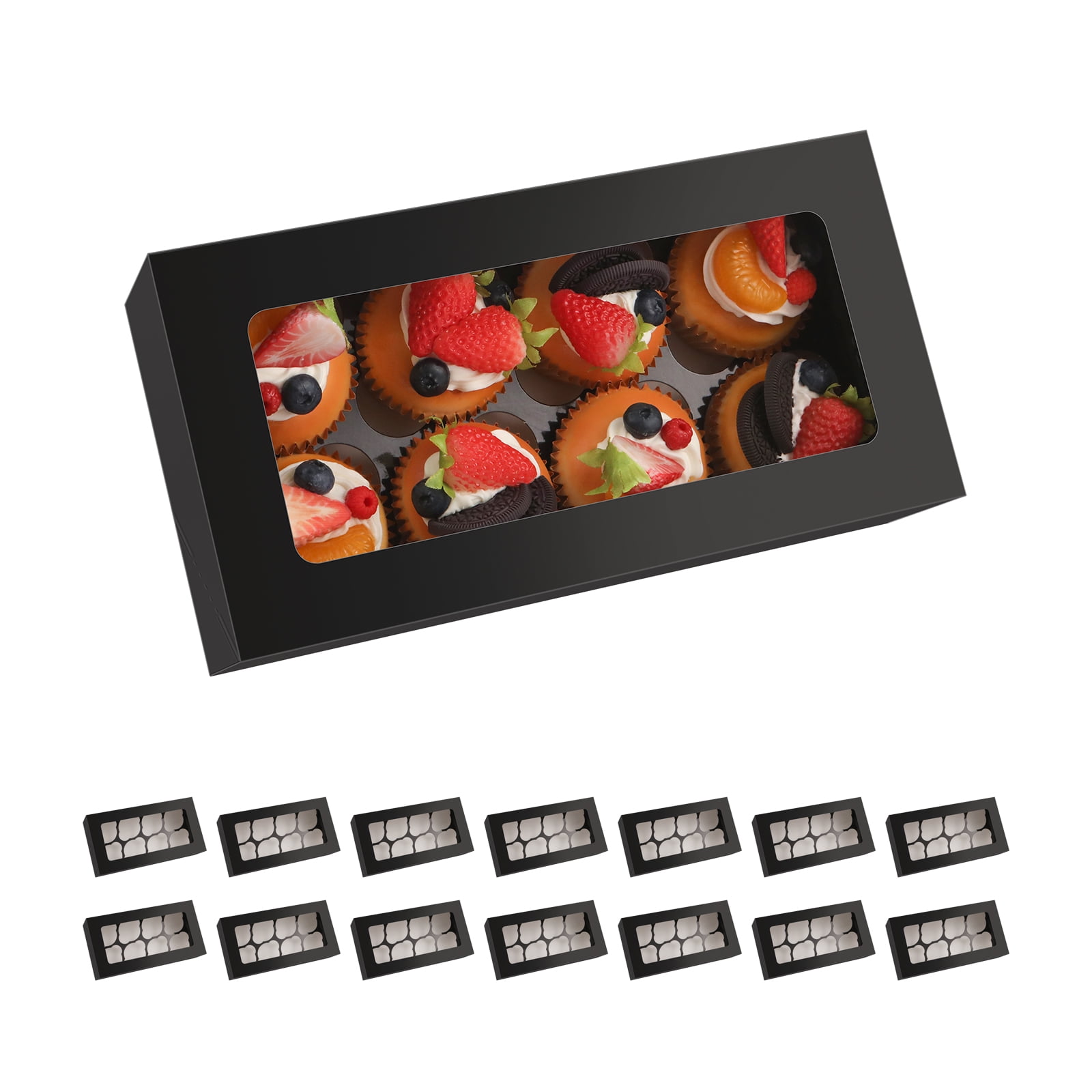 100 Kraft Muffin Baking Cups | 2 Inch Disposable Basket Liners | Oven Safe To 400°F Free Standing