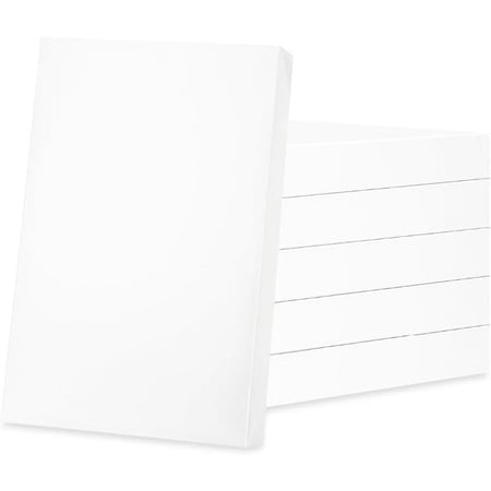 JINMING 6 Gift Boxes with Lids 11x8.5x1.5 Inches White Shirt Boxes Gift Boxes for Clothes Gift Wrap Boxes (Grain Texture White)