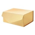 thumbnail image 1 of JINMING Gold Gift Box with Lid, Bridesmaid Proposal Box for Gift Packaging, 9x6.5x3.8 inches, 1 of 8