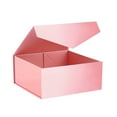 thumbnail image 1 of JINMING Pink Gift Box with Lid, Bridesmaid Proposal Box for Gift Packaging, 7.5x7.5x3 inches, 1 of 7