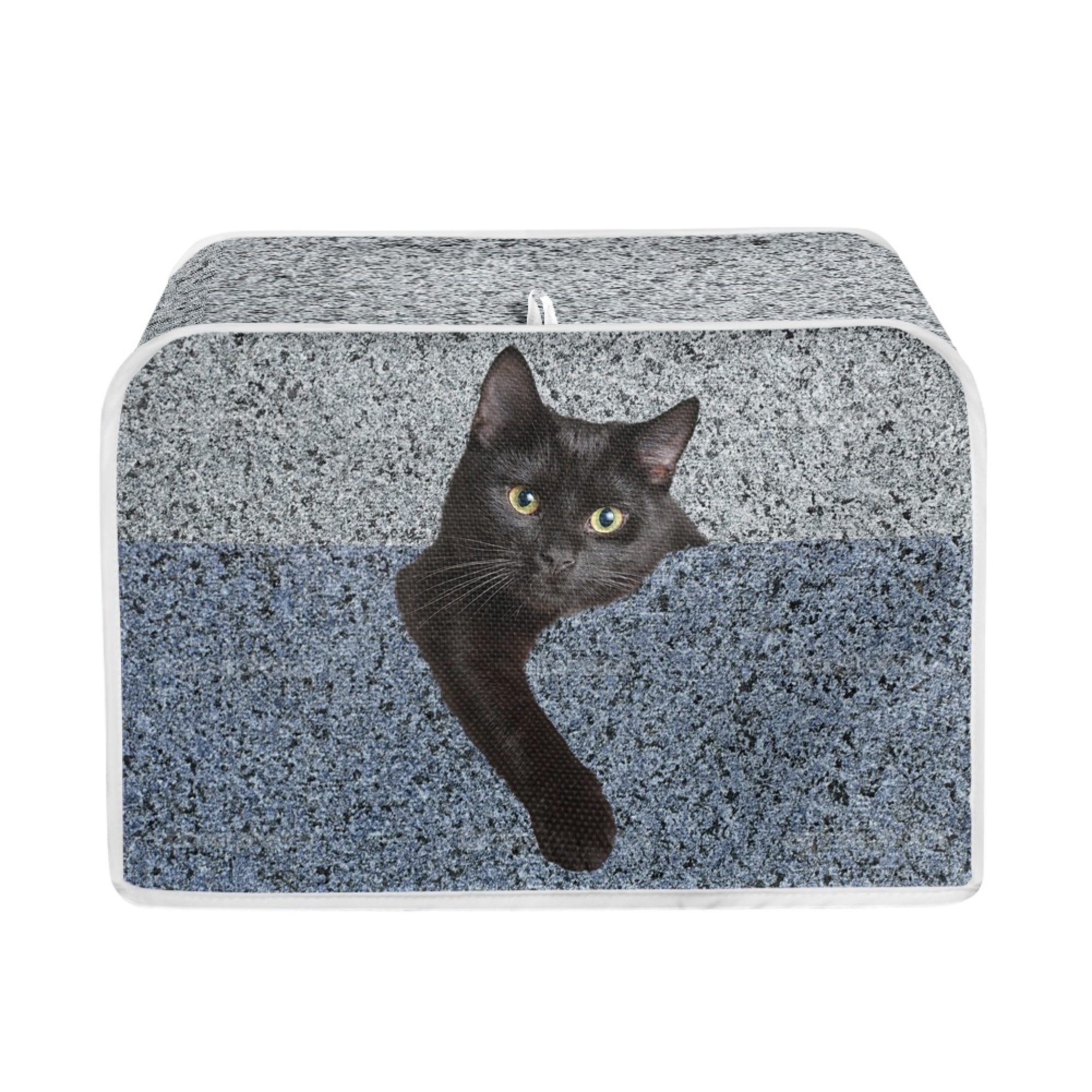 JINMUZAO 2 Slice Cat Toaster Cover, Appliance Cover Toaster Dust And