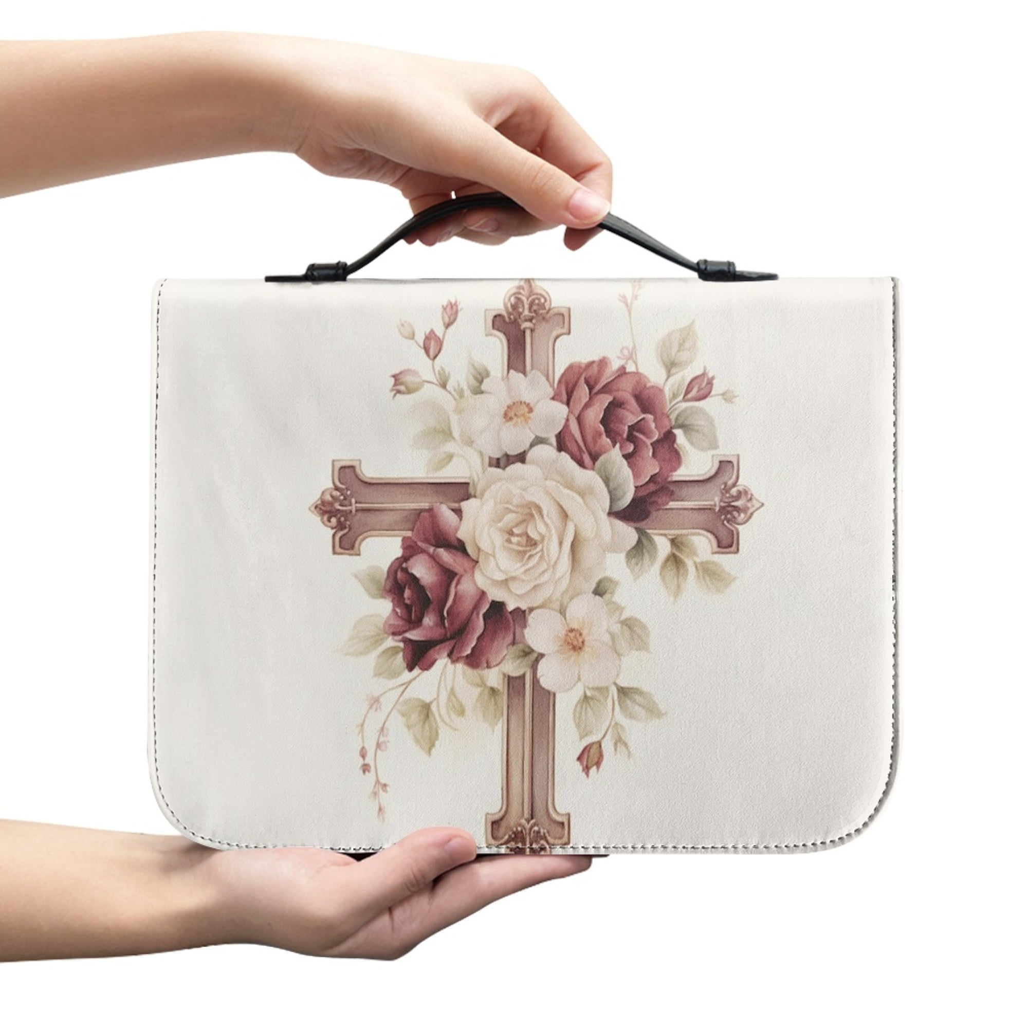 JINMUZAO Bible Bag Portable Large Capacity Bible Cases Handheld Bible