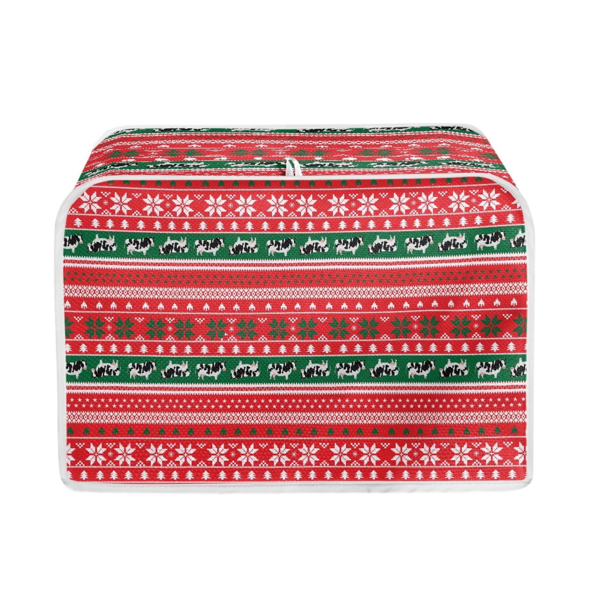 JINMUZAO Christmas Toaster Oven Covers Polyester Toaster Cover for Four Slice Toaster and Dust