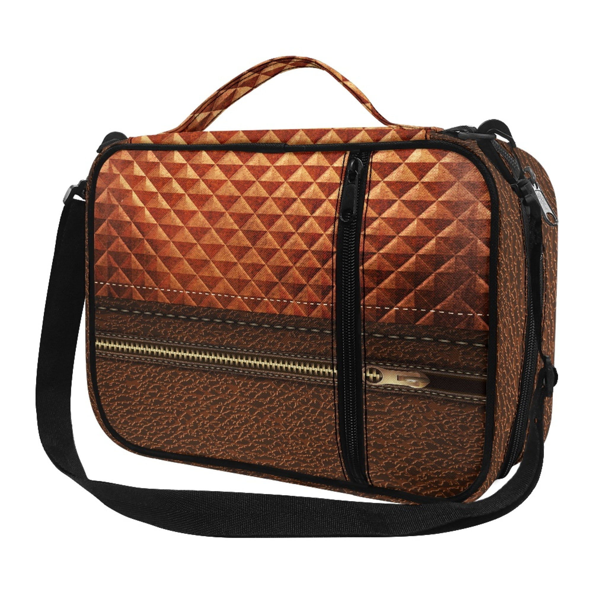 JINMUZAO Leather Style Bible Bag for Clerics Zipper Large Capacity