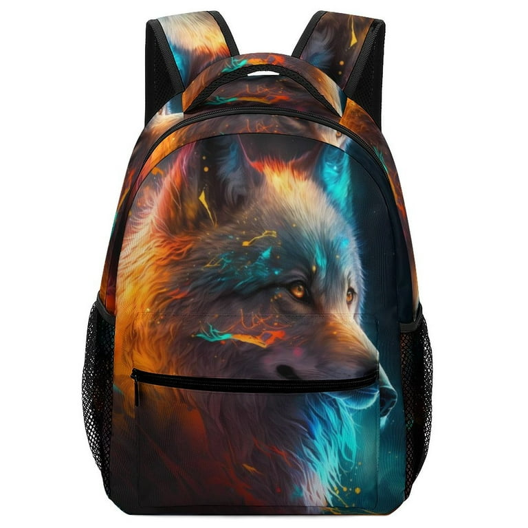 Wolf shop head backpack