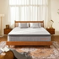 JINNA California King Mattress,12 Inch Hybrid Mattress with Individual