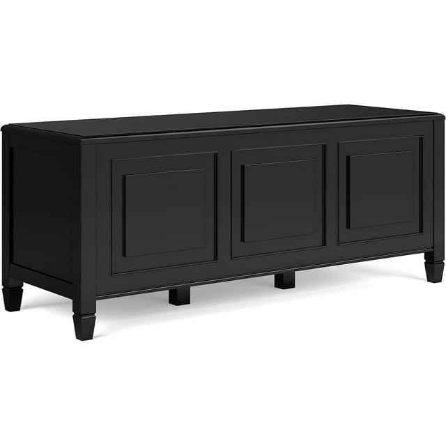 JINNA Connaught Solid Wood 51 Inch Wide Traditional Storage Bench Trunk