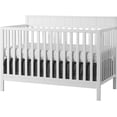 JINNA Logan 4in1 Convertible Crib, Snow White, GreenGuard Gold