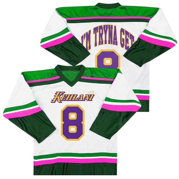JINQUANRUN Kehlani NO.8 Logo Merch Jersey Tour Hoodie Neutral style spring and autumn fashionable long sleeved role-playing sportswear