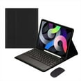 thumbnail image 1 of JINRAN Galaxy Tab S6 Lite 10.4 inch 2020 Model SM-P610 SM-P615 Touch Keyboard Case with Mouse Cute Round Key Color Keyboard Detachable TouchPad Keyboard Cover, 1 of 7