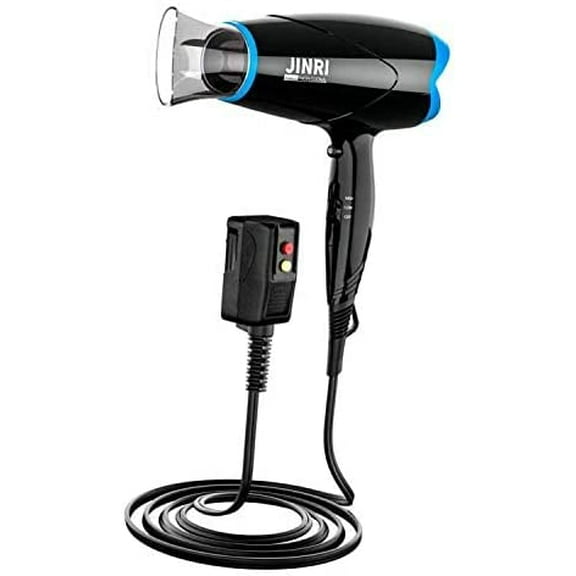 JINRI Professional Salon Ionic Ceramic Sterilization Hair Dryer Blow Dryer with Concentrator, ETL Certified