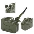 thumbnail image 1 of JINS & VICO, 10L Iron Gas Can Container Portable Fuel Oil Petrol Diesel Storage, Green, 1 of 7