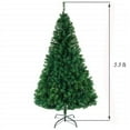 thumbnail image 1 of JINS&VICO 5.5FT Christmas Tree 850 Branches PVC Perfect for Indoor and Outdoor Holiday Decoration, Green, 1 of 7