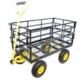 thumbnail image 1 of JINS & VICO 550 pounds Capacity Garden Wagon Cart with Foldable, 1 of 7