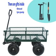 JINS & VICO Steel Collapsible Metal Wagon Collapsible Metal Wagon with Heavy Duty Design