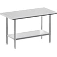 thumbnail image 1 of JINSEED Stainless Steel Work Table, 48 x 24 inch Commercial Food Prep Worktable, Heavy Duty Work Table for Kitchen, Restaurant, Hotelh, 1 of 8