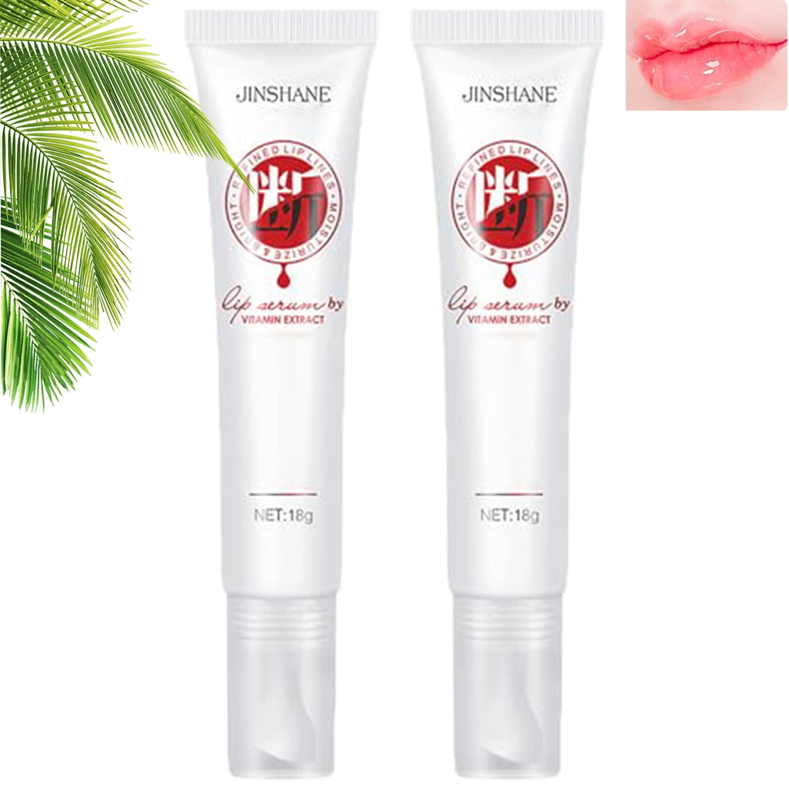 Jinshane Korean Lip Serum – Dark Lip Treatment, Feuchtigkeits-Pflege Für Dunkle & Rissige Lippen (3 X 18 G)