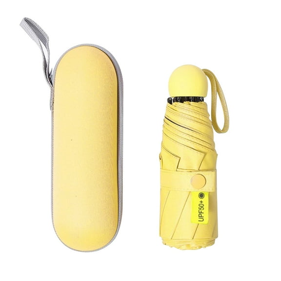 JINSIJU Folding Windproof Mini Umbrella Waterproof Sun Protection Umbrella