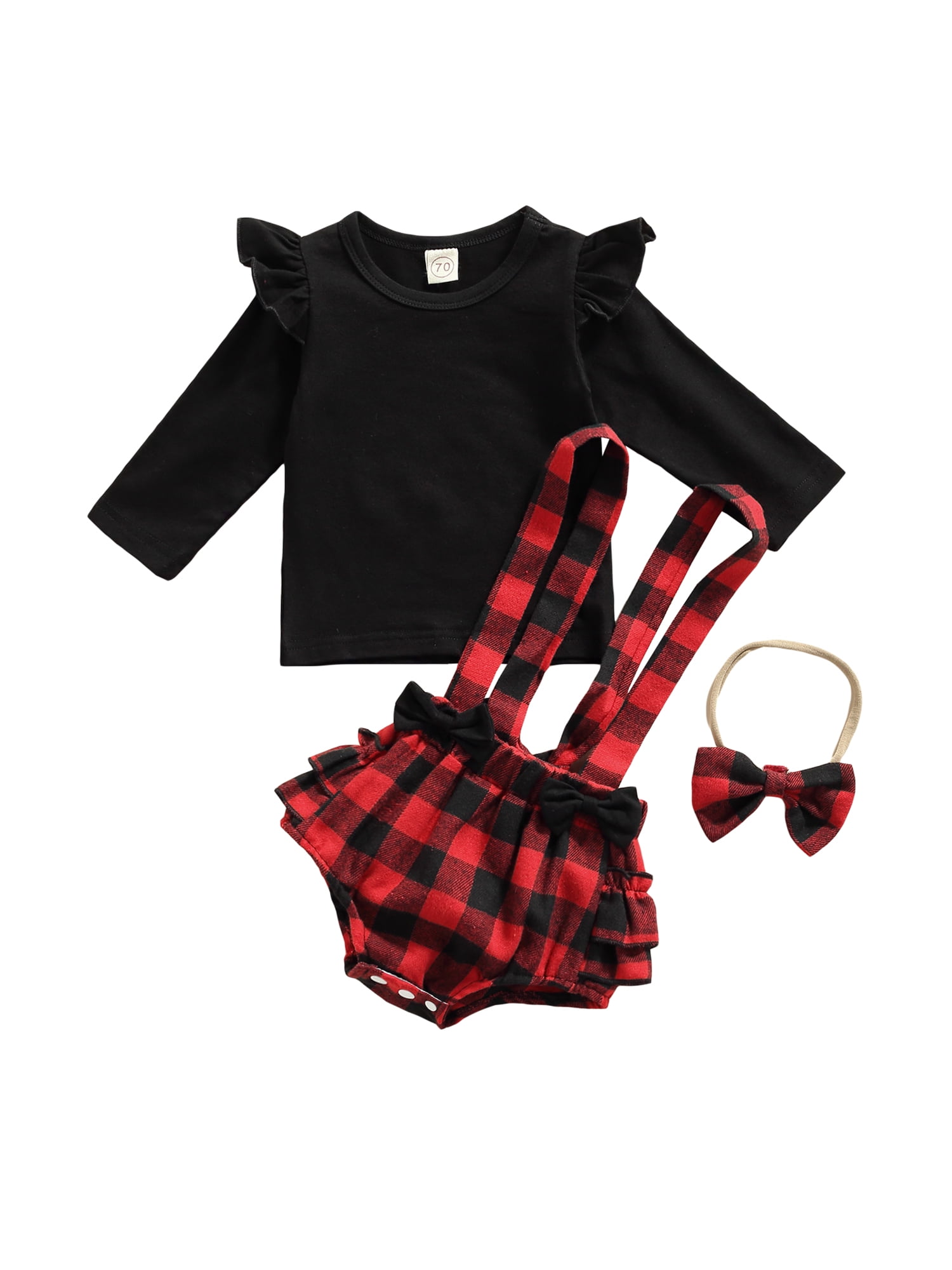 Baby buffalo plaid outfit cheap