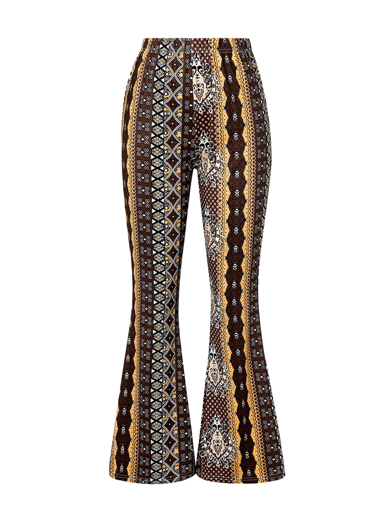 Boho flared trousers hotsell