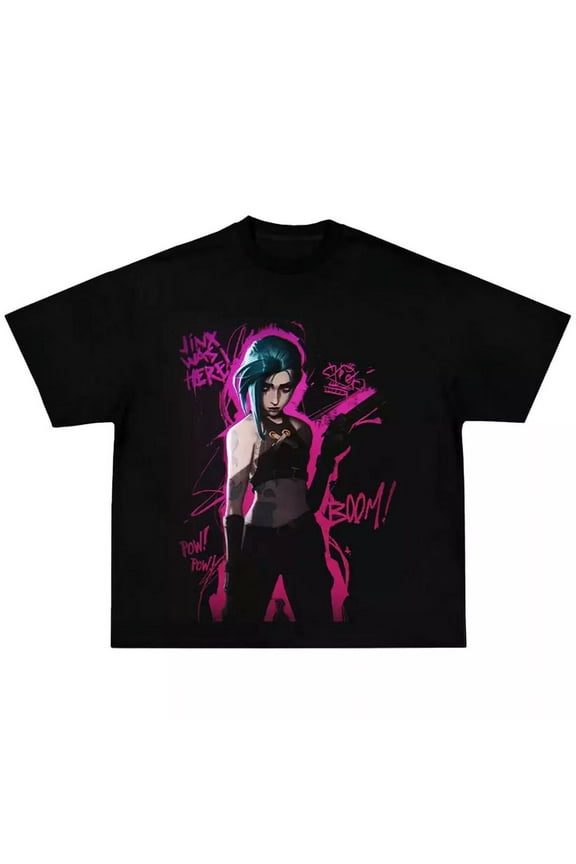 JINX Arcane Graphic Tee Unisex T Shirt S-3XL