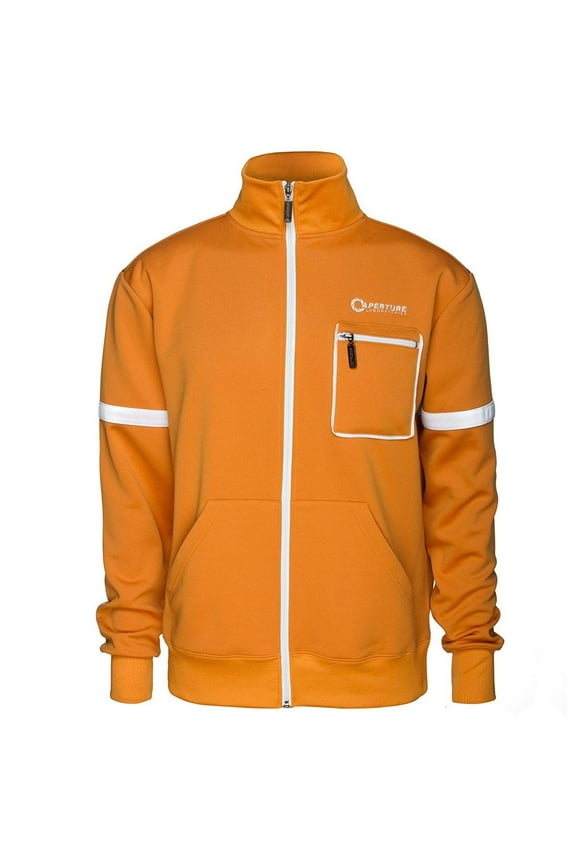 JINX Inc. Portal 2 Aperture Test Subject Men's Premium Track Jacket, X-Large Male