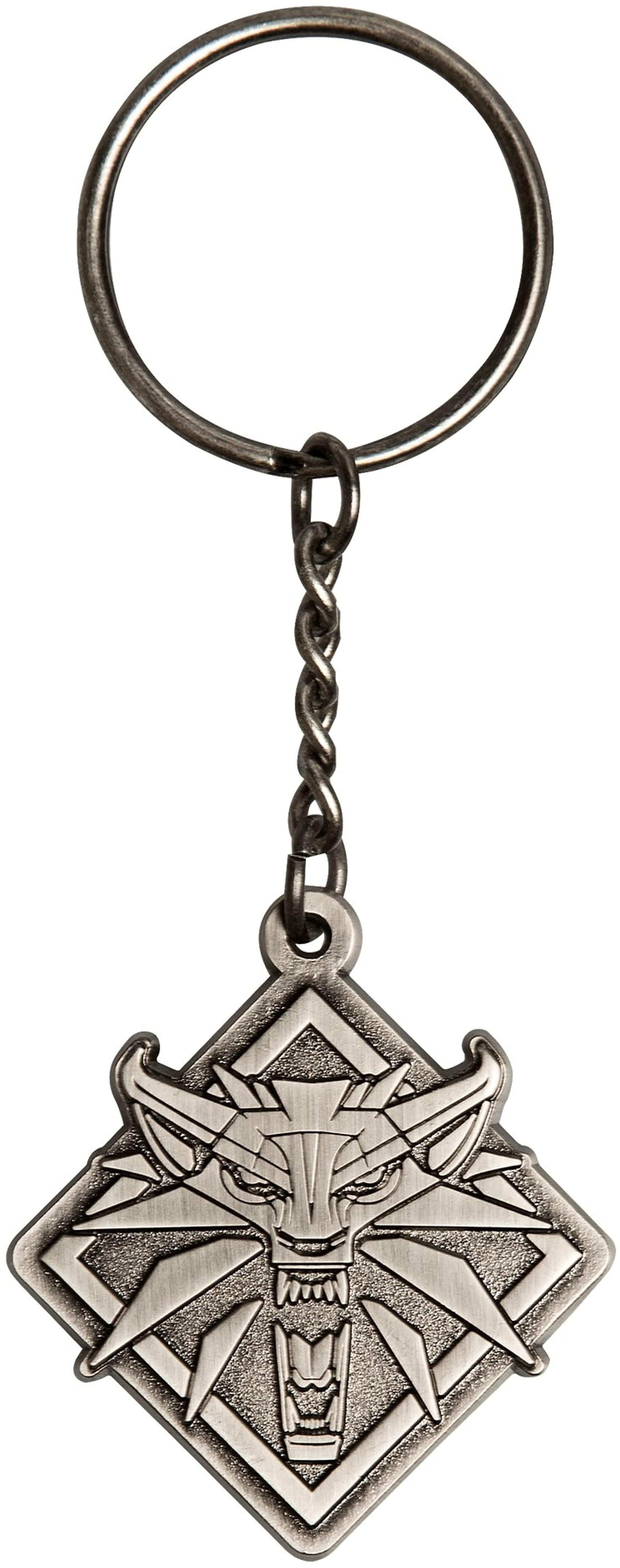 JINX JNX-5455-C The Witcher 3 White Wolf Medallion Medallion Keychain